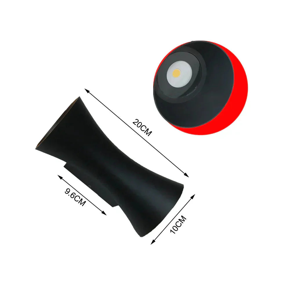 AquaRay - Waterbestendige Aluminium Wandlamp