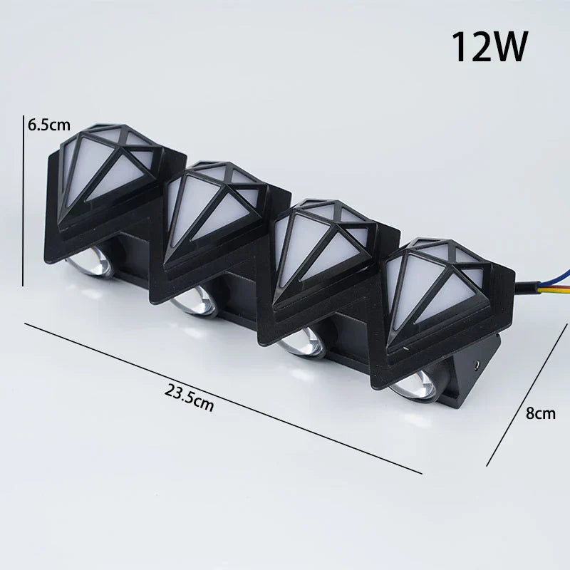 HydroLume - Duurzame Waterdichte Wandlamp