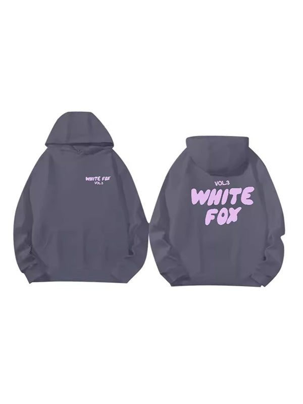 Oversized hoodie met veelkleurige jaren 2000-letterprint 2