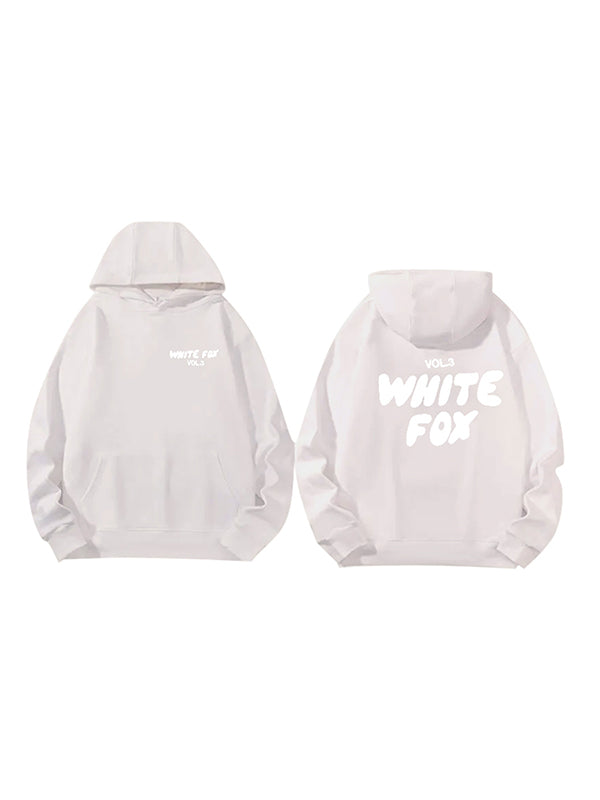 Oversized hoodie met veelkleurige jaren 2000-letterprint 4