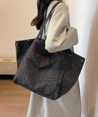Grote luipaard canvas tas