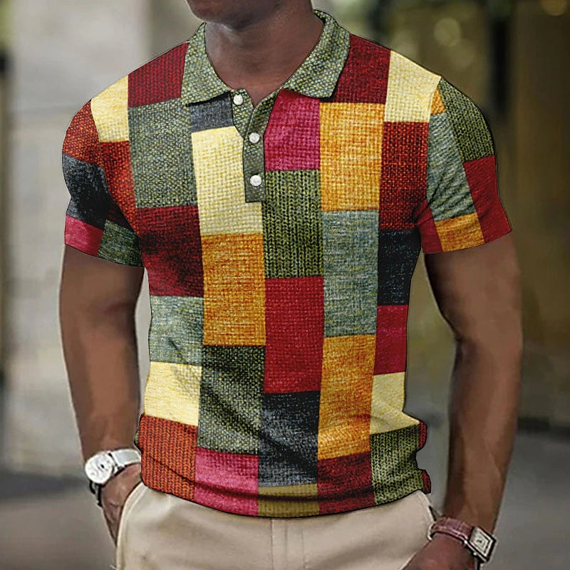 Henry | Stijlvolle Multi-Kleur Polo Shirt in Elegant Ontwerp