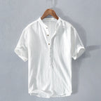 Comfortabel Zomer Shirt voor Mannen in Ademend Lichtgewicht Stof