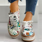 Lily Comfortabele Bloemen Sneakers