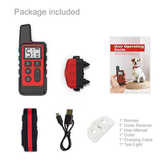 Pawfey AdvancedPro Oplaadbare Waterdichte Honden Trainingshalsband