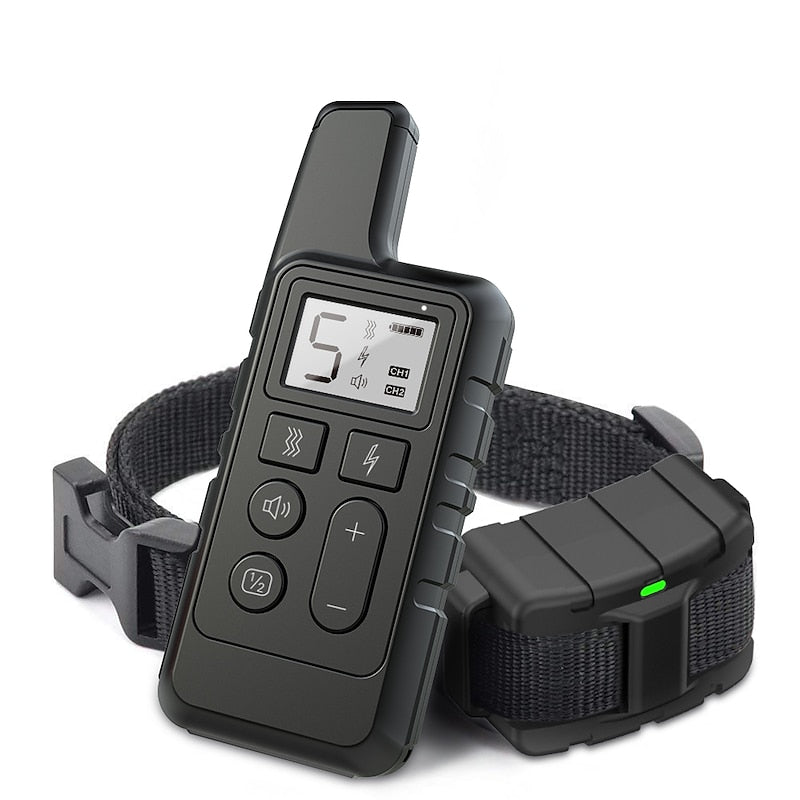 Pawfey AdvancedPro Oplaadbare Waterdichte Honden Trainingshalsband