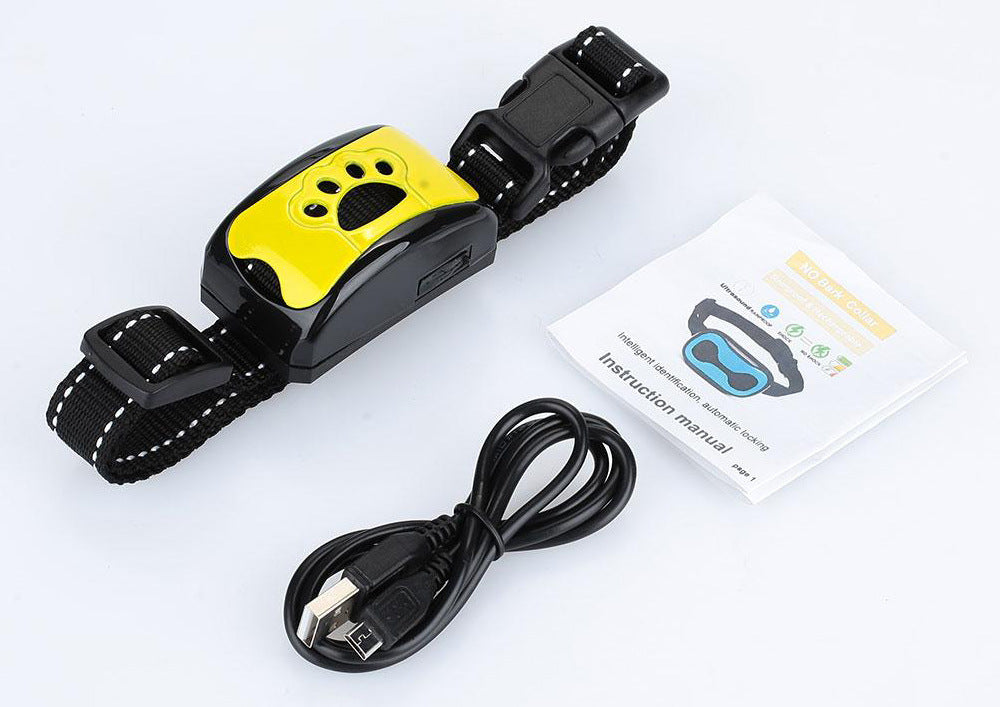Oplaadbare Anti Blaffhalsband Voor Honden Met Dubbele Ultrasone En Schokmodi Voor Effectieve Training