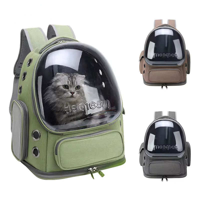 Katdrager Rugzak met Transparant Bubbvenster