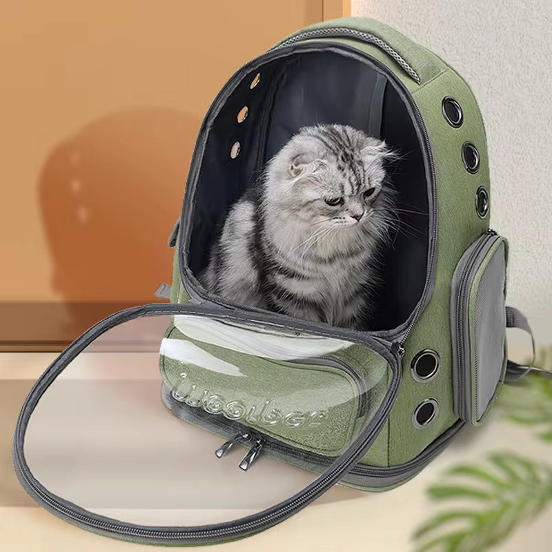 Katdrager Rugzak met Transparant Bubbvenster