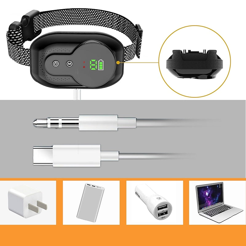 Hond Anti-Blaf Halsband - Waterdicht en Intelligente Identificatie