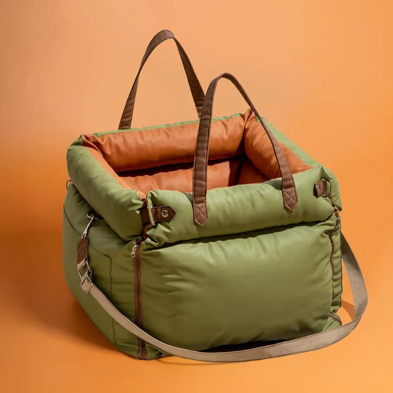 Hond Booster Autostoel met Uitbreidbaar Bed