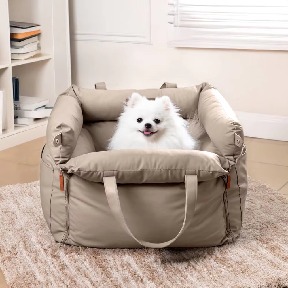 Hond Booster Autostoel met Uitbreidbaar Bed