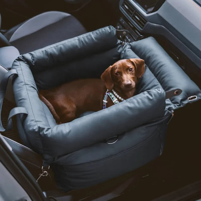 Hond Booster Autostoel met Uitbreidbaar Bed