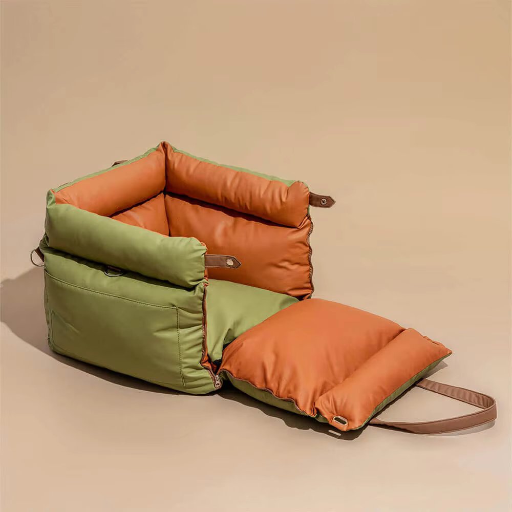 Hond Booster Autostoel met Uitbreidbaar Bed