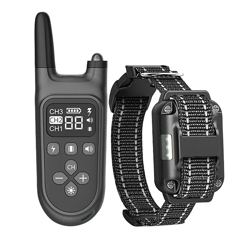 Premium Hondentrainingshalsband met Afstandsbediening en Antibarkfunctie voor Effectieve Training