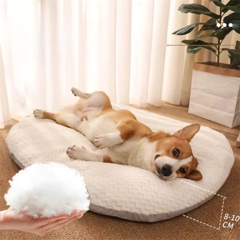 Hondenbed met Pluche Geheugenfoam Kussen