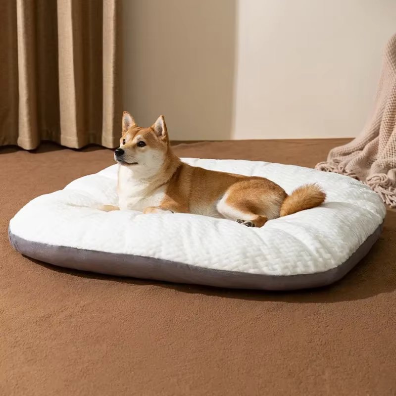Hondenbed met Pluche Geheugenfoam Kussen