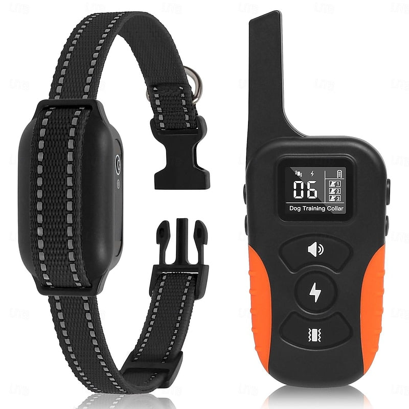 Hond Anti Blaffen Trainingshalsband met Afstandsbediening – Verstelbaar, Waterdicht, Lange Bereik