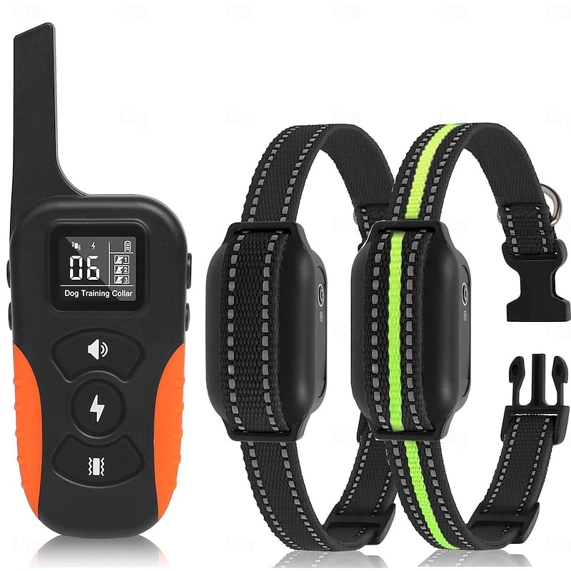 Hond Anti Blaffen Trainingshalsband met Afstandsbediening – Verstelbaar, Waterdicht, Lange Bereik
