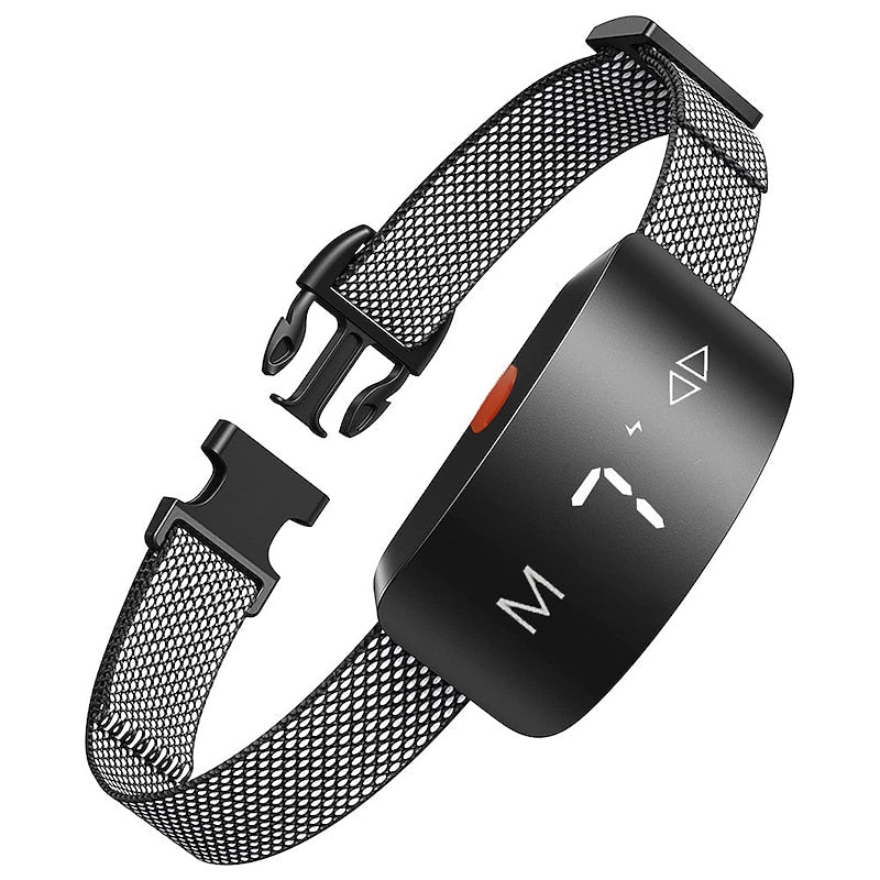 Oplaadbare Waterdichte Anti-Blaff Hondhalsband met Touchscreen voor Effectieve Gedragstraining