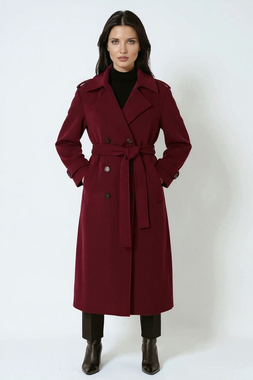 Silhouette - Burgundy Winterjas