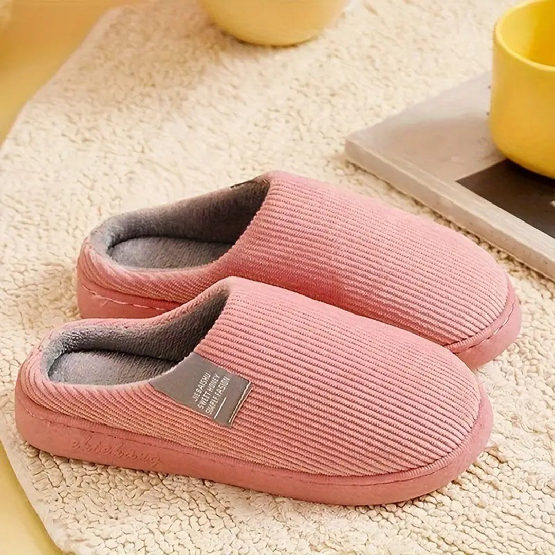 Instap Pantoffels Dames Met Warme Zachte Voering Binnen - Sloffen - Pantoffels