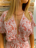 Poederroze Bohemian splitjurk 6