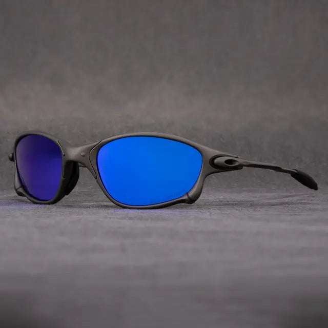 Ricco Milano Gepolariseerde Zonnebril Met Matte Zwarte Frame Voor Actieve Buitenactiviteiten