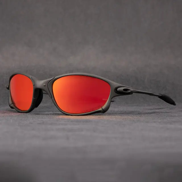 Ricco Milano Gepolariseerde Zonnebril Met Matte Zwarte Frame Voor Actieve Buitenactiviteiten