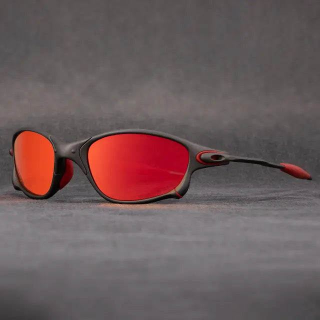 Ricco Milano Gepolariseerde Zonnebril Met Matte Zwarte Frame Voor Actieve Buitenactiviteiten