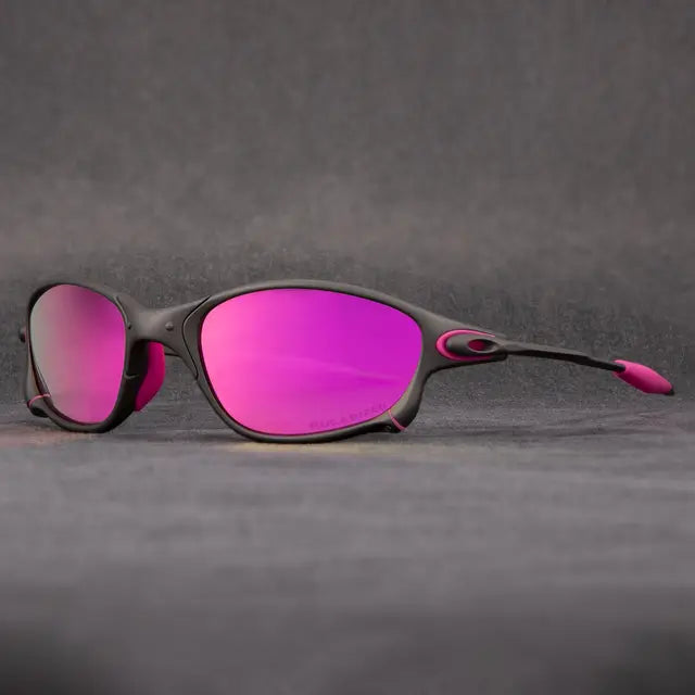 Ricco Milano Gepolariseerde Zonnebril Met Matte Zwarte Frame Voor Actieve Buitenactiviteiten