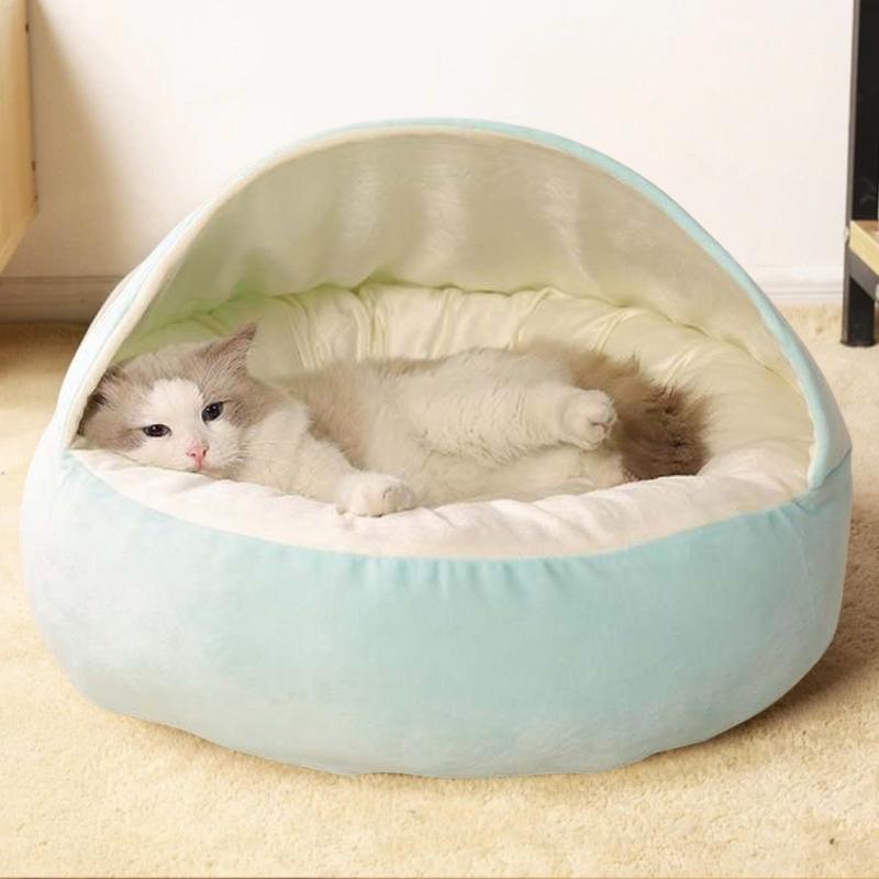 Gezellige Ronde Kalmerende Kattenhol Bed