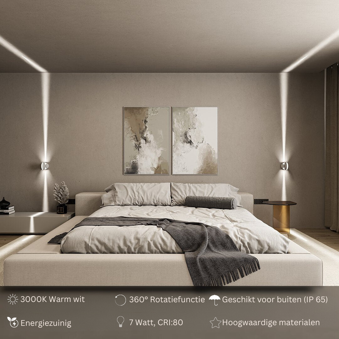 Skyglow I Flexibele LED Lamp met 360° Rotatie – Modern Design voor Binnen en Buiten