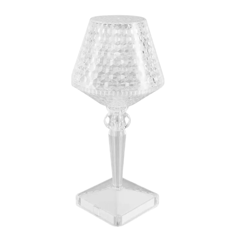 RadiantCrystal - Kristallen LED Tafellamp met Drie Dimbare Verlichtingsopties