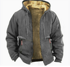 Heren Hoodie Comfortabele Warme Zip-Up Regenjas