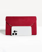 Segreto Suède-stijl Fluwelen Envelop Handtas