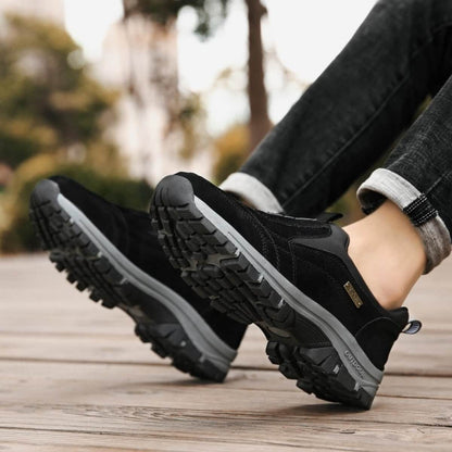 Suède Wandelschoenen met Ergonomische Inlegzolen voor Voetcomfort en Ondersteuning