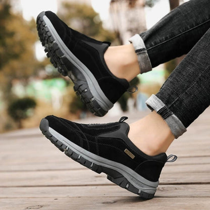 Suède Wandelschoenen met Ergonomische Inlegzolen voor Voetcomfort en Ondersteuning
