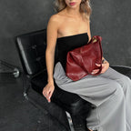 Verontruste Scarlett vintage draagtas (bijpassende set)