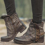 Lage Retro Cuffed Martin Boots