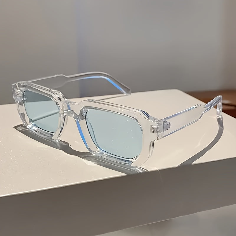 Retro Zonnebril met Vierkant Frame voor Heren - Zwart Polycarbonaat 1