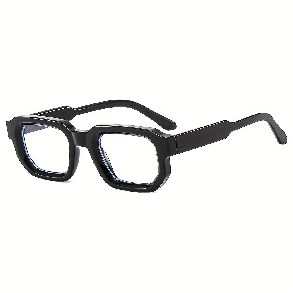 Retro Zonnebril met Vierkant Frame voor Heren - Zwart Polycarbonaat 10