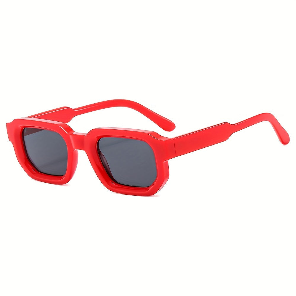 Retro Zonnebril met Vierkant Frame voor Heren - Zwart Polycarbonaat 9