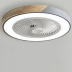 Bladloze Ventilator Led Plafondlamp Wit Met Bediening