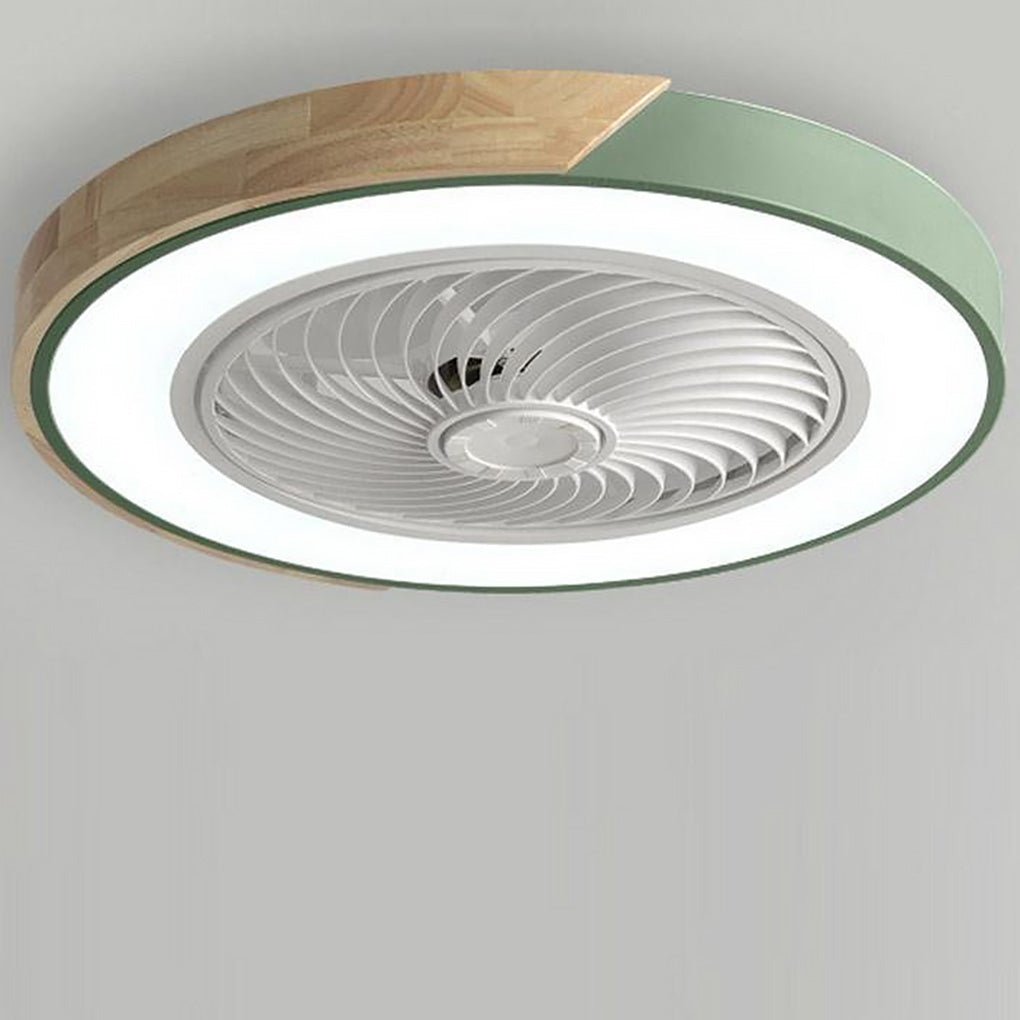 Bladloze Ventilator Led Plafondlamp Wit Met Bediening