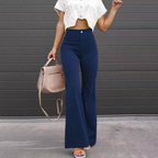 Rihanna | Curve-fit uitlopende broek 4