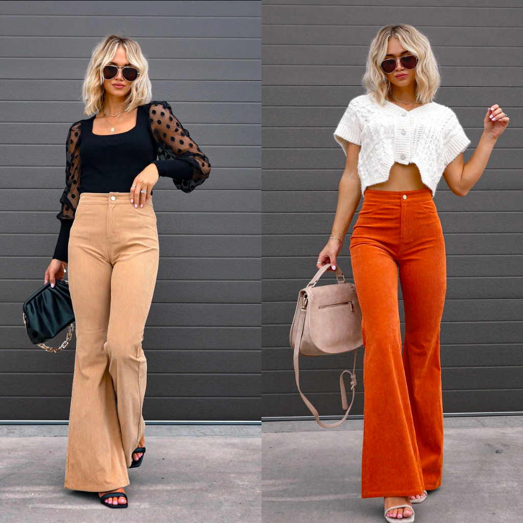 Rihanna | Curve-fit uitlopende broek 7