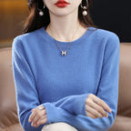 Claire: Dames 100% Pure Wol Cashmere Trui