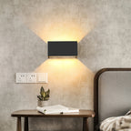 Moderne Waterdichte Wandlamp Zwart voor Binnen en Buiten - LED Muurlamp met Instelbare Kleurtemperatuur 12W/24W-5