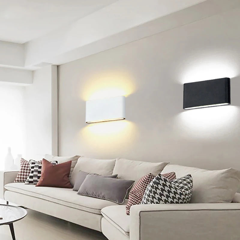 Moderne Zwarte Wandlamp IP65 Waterdicht voor Binnengebruik – LED Muurlamp met Aluminium Constructie-3